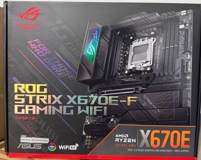 华硕rog strix x670e f gaming wifi主板am5支持7800x3d 9950xcpu