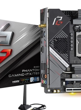 华擎Z490 Phantom Gaming-ITX/TB3 1200主板支持10代11代cpu雷电3