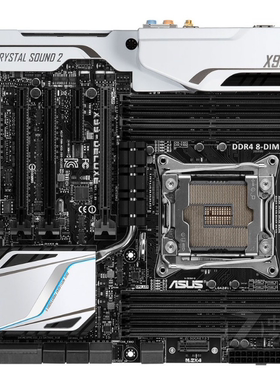 华硕x99 a主板2011-V3针支持i7 5960x E5-2699v42680v3cpu台式机