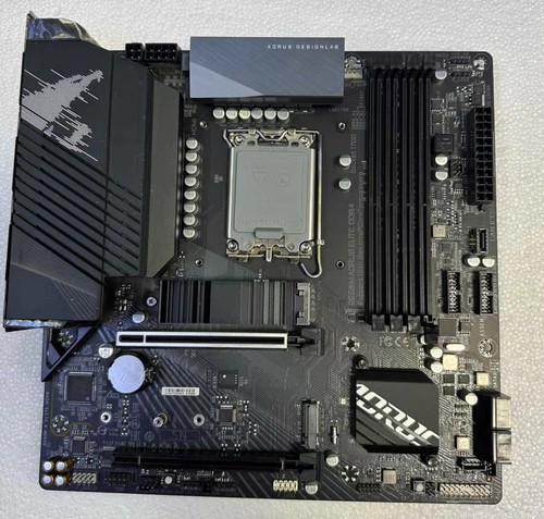 技嘉小雕B660M AORUS ELITE DDR4主板12700 13900K 14900kfcpu