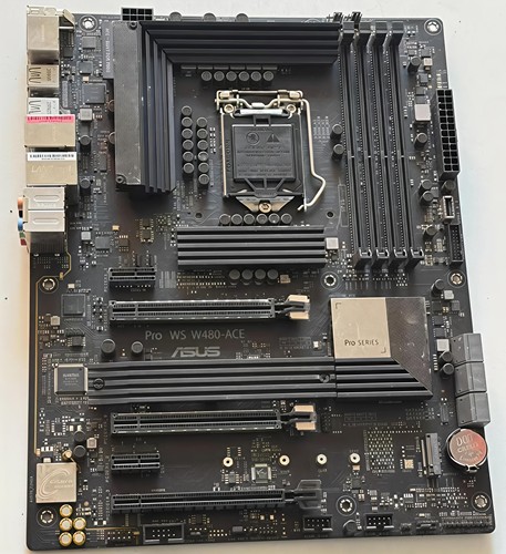 华硕ws w480 ace主板1200支持w1250 1290 1370 1390p  Cpu双雷电3