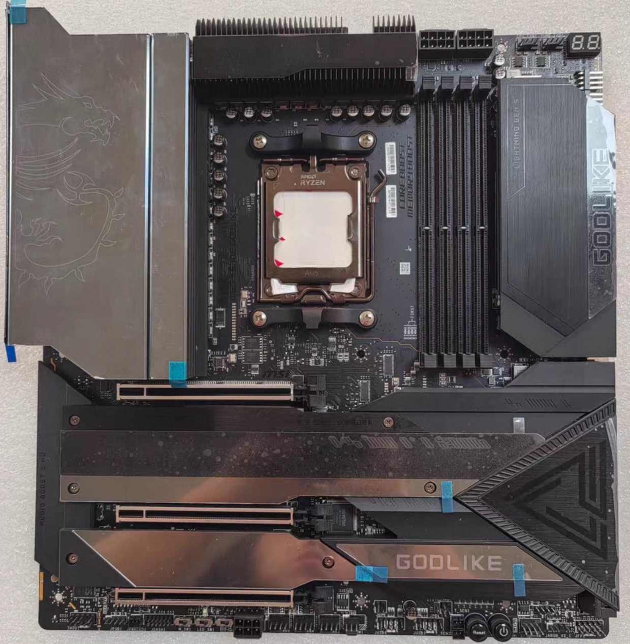 微星x670e Godlike超神主板am5支持7800x3d 9700x 9950xcpu处理器