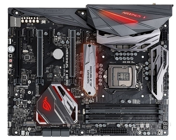 华硕ROG MAXIMUS X HERO(WI-FI AC)Z370主板1151M10H支持i78700k-封面