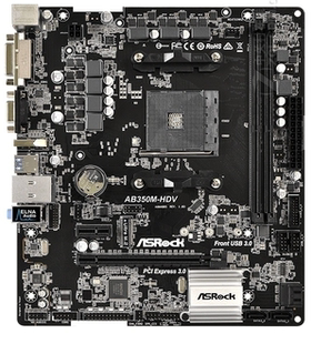 3800x 华擎AB350M 2600 机主板am4主板1700 5950xcpu HDV台式