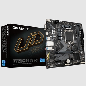 技嘉B760M H DDR4内存1700台式机主板支持英特尔12/13代cpu处理器