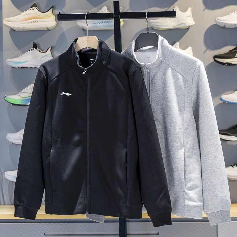 李宁男士开衫卫衣2025秋季新款团购系列立领运动针织外套AWDV301,运动服/休闲服装,运动卫衣/套头衫,淘宝优惠券,粉丝福利购,淘宝优惠卷