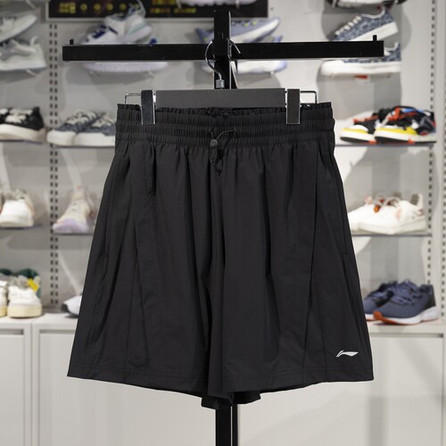 李宁女子冰感舒适运动短裤