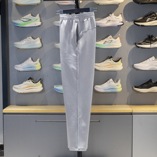 李宁卫裤男子2025秋季新款团购系列吸汗舒适直筒运动长裤AKLV693