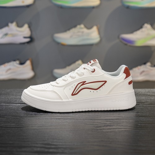 李宁系带男子板鞋低帮休闲鞋