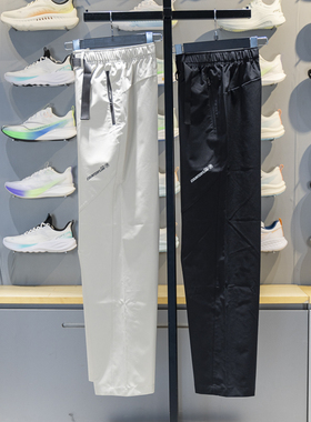 李宁CF溯女子运动长裤2025冬季新款户外防泼水直筒卫裤AYKV604