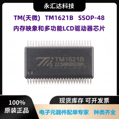 天微 TM1621B SSOP48 QFP44 LCD面板显示驱动芯片 LCD驱动器