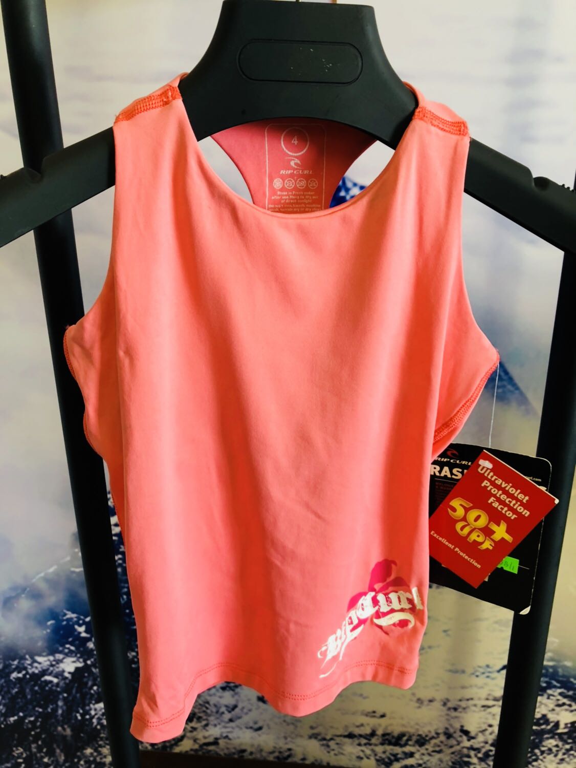 RIP CURL 美国WMN CREEPER 儿童款女宝防晒UPF50 泳衣4码墨西哥产
