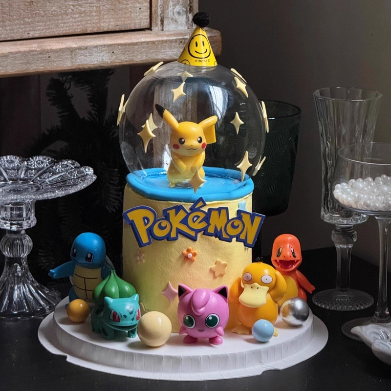 卡通皮卡丘扭扭蛋儿童蛋糕装饰神奇宝贝摆件星星玻璃球甜品配件,节庆用品/礼品,蛋糕/烘焙装饰用品,淘宝优惠券,粉丝福利购,淘宝优惠卷