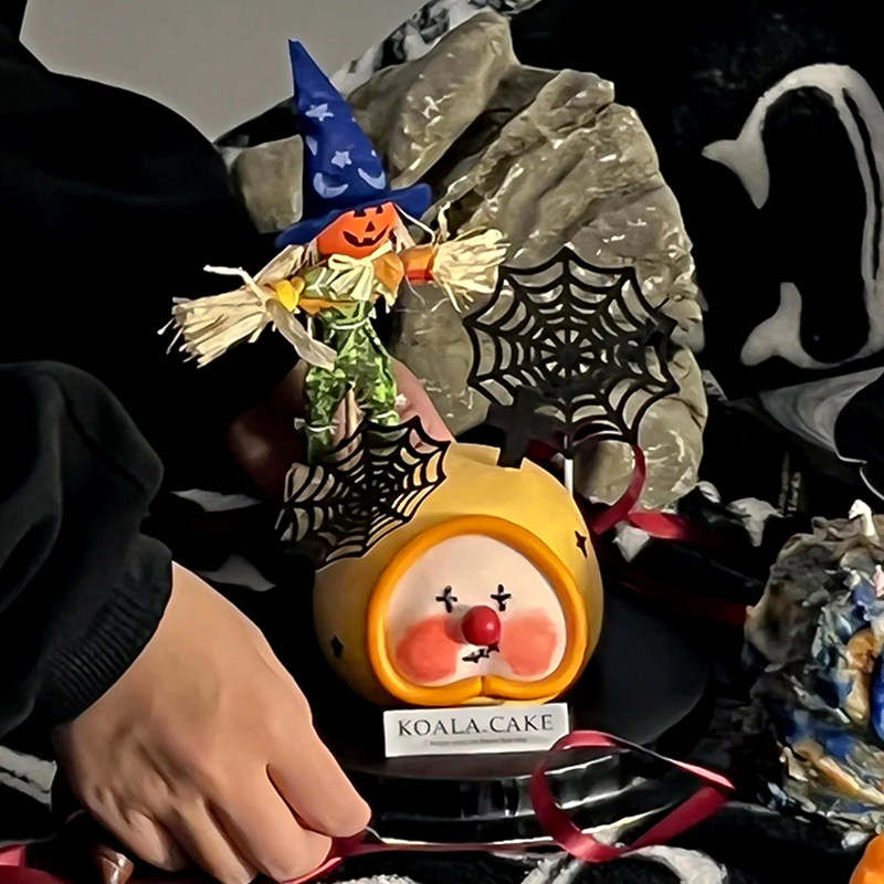 网红万圣节快乐搞怪loopy手绘蛋糕装饰仿真稻草人蜘蛛网巫女插件,节庆用品/礼品,蛋糕/烘焙装饰用品,淘宝优惠券,粉丝福利购,淘宝优惠卷