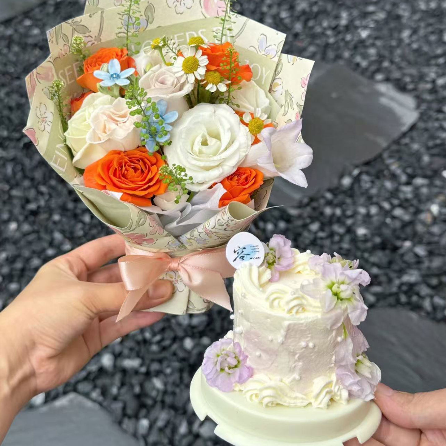 唯美鲜花教师节主题小甜品蛋糕装饰透明ins蛋糕手提袋蝴蝶结丝带,节庆用品/礼品,蛋糕/烘焙装饰用品,淘宝优惠券,粉丝福利购,淘宝优惠卷