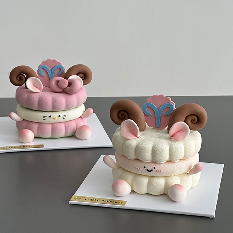 网红星座可爱白羊座emoji蛋糕装饰仙女生日翻糖小羊夹心饼干模具,节庆用品/礼品,蛋糕/烘焙装饰用品,淘宝优惠券,粉丝福利购,淘宝优惠卷