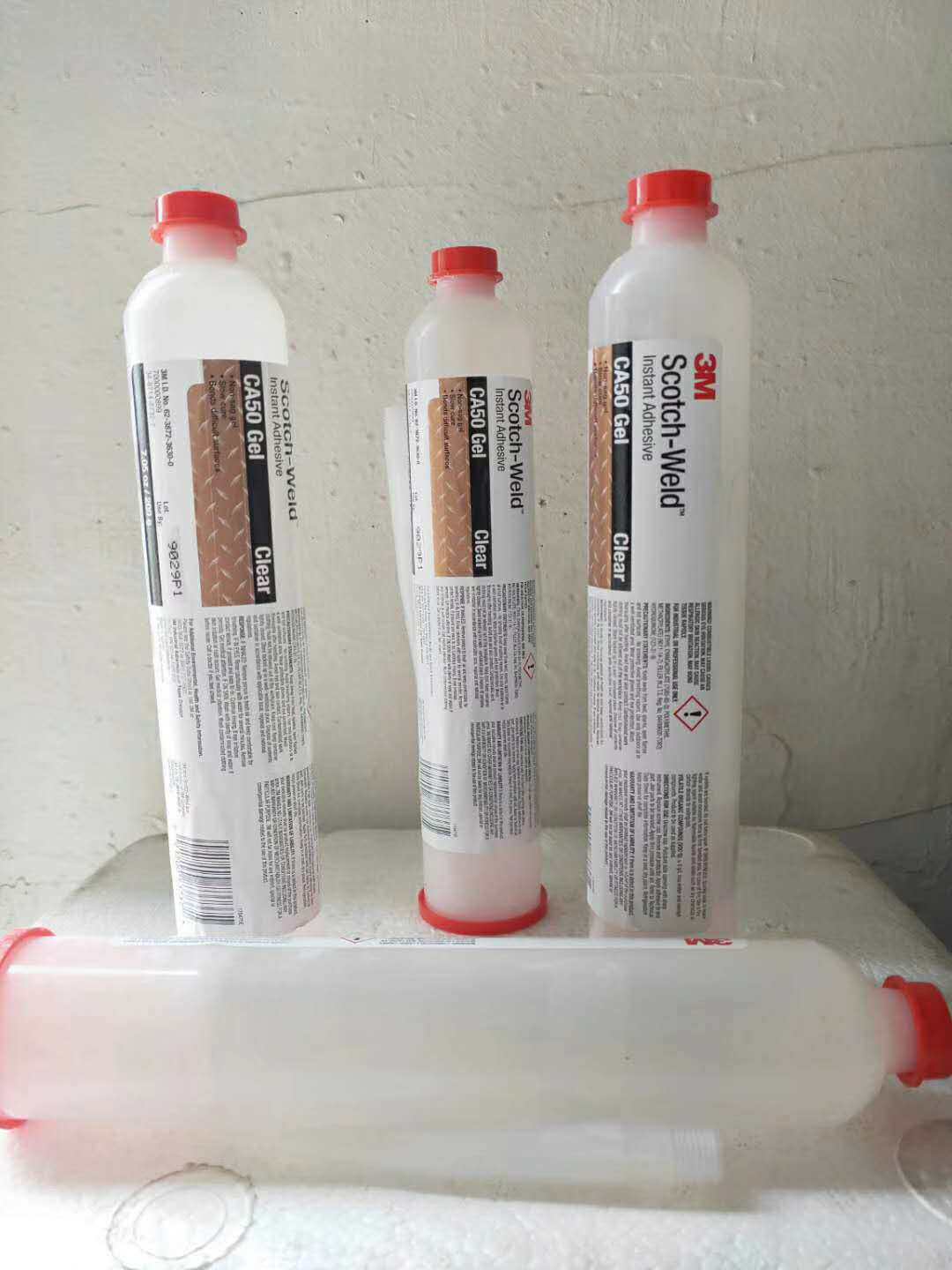 3M CA50强力高粘快干胶水 橡胶塑料金属凝胶粘剂瞬间胶水