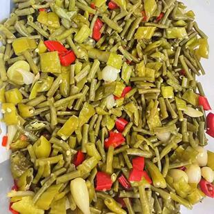 湖北特产酸豆角豇豆开胃泡菜香辣脆嫩农村自家自制下饭菜