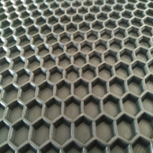 汽车用脚垫蜂窝六角形楼房水泥包管包立管模具模型模子胶皮垫子