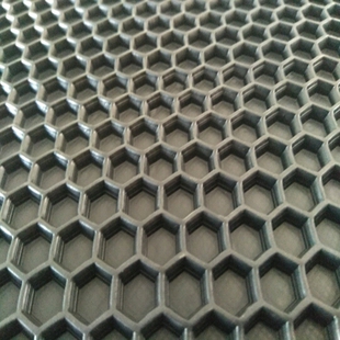 汽车用脚垫蜂窝六角形楼房水泥包管包立管模具模型模子胶皮垫子