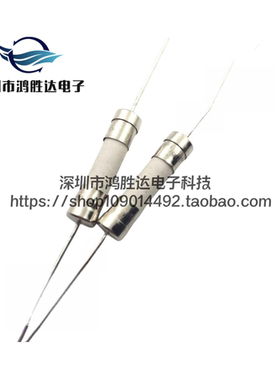 全新10A250V 原装 体积5*20mm 带引线双帽陶瓷保险丝