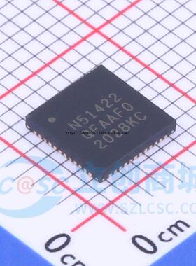 原装 NRF51422-QFAA-R NRF51422 封装 QFN-48 无线和射频集成电路