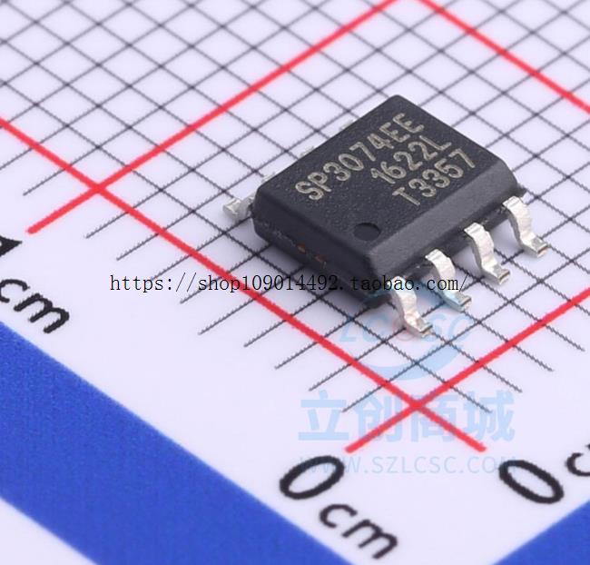 现货直拍SP3074EEN-L/TR SP3074EEN SP3074EE SOP8 驱动接收发IC