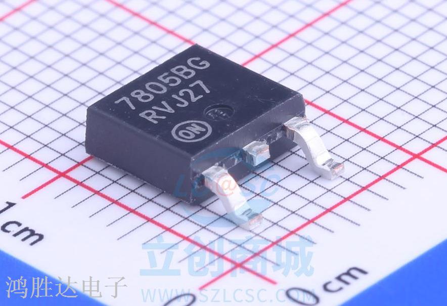 原装正品 MC7805BDTRKG TO-252-2 5V/1A 正输出 线性稳压器