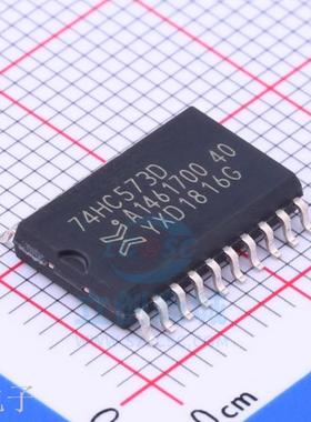 全新进口原装 74HC573D SOP20 7.2mm宽体 8位三态输出D型锁存器