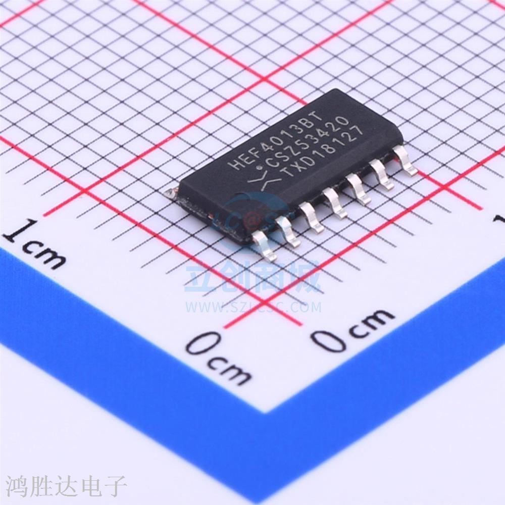 4000系列逻辑芯片 HEF4013BT,653 SOIC-14 原装现货 假一赔十