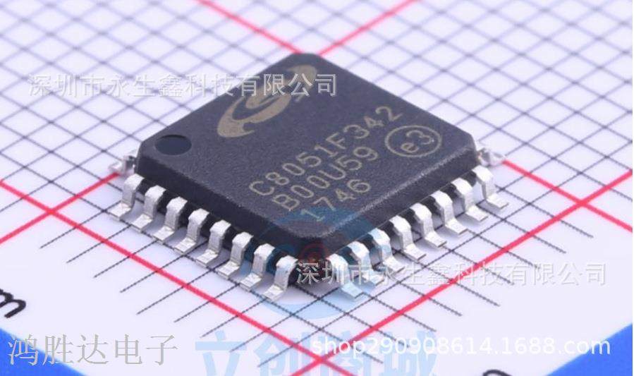 全新原装C8051F342-GQR C8051F342-GQ C8051F342 8位微控制器MCU