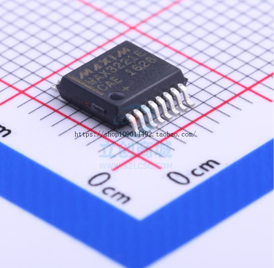 现货直拍进口原装 MAX3221ECAE MAX3221E SSOP16 RS-232收发器芯