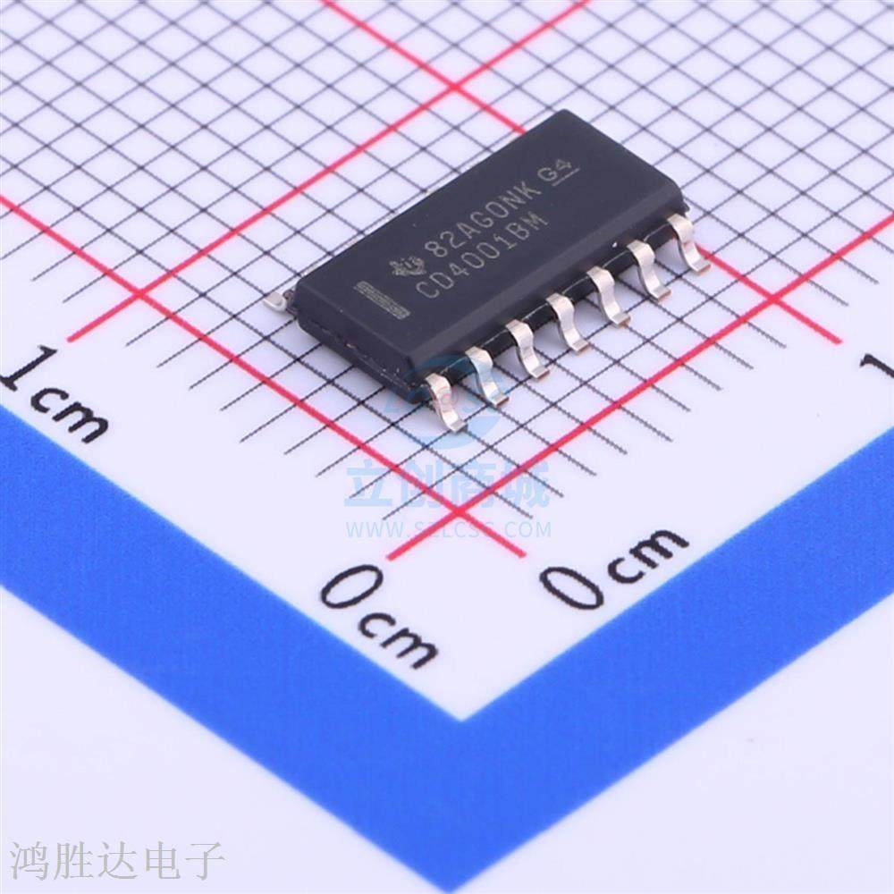 4000系列逻辑芯片 CD4001BM SOIC-14 原装现货 假一赔十