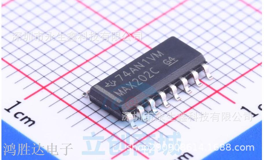 原装 |全新原装 MAX202CDR 丝印MAX202C 贴片SOP16 接口IC芯片