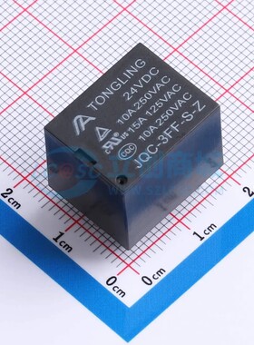 JQC-3FF-S-Z24V TLrelay(通灵) 插件,19.2x15.4mm 现货