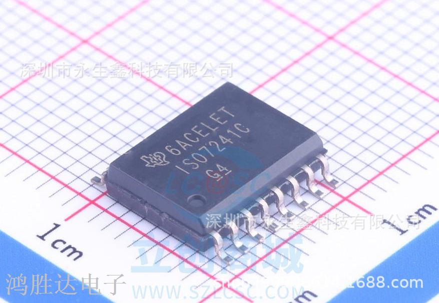 原装正品ISO7241CDWR ISO7241C ISO7241 7241C 贴片SOP16 隔离器