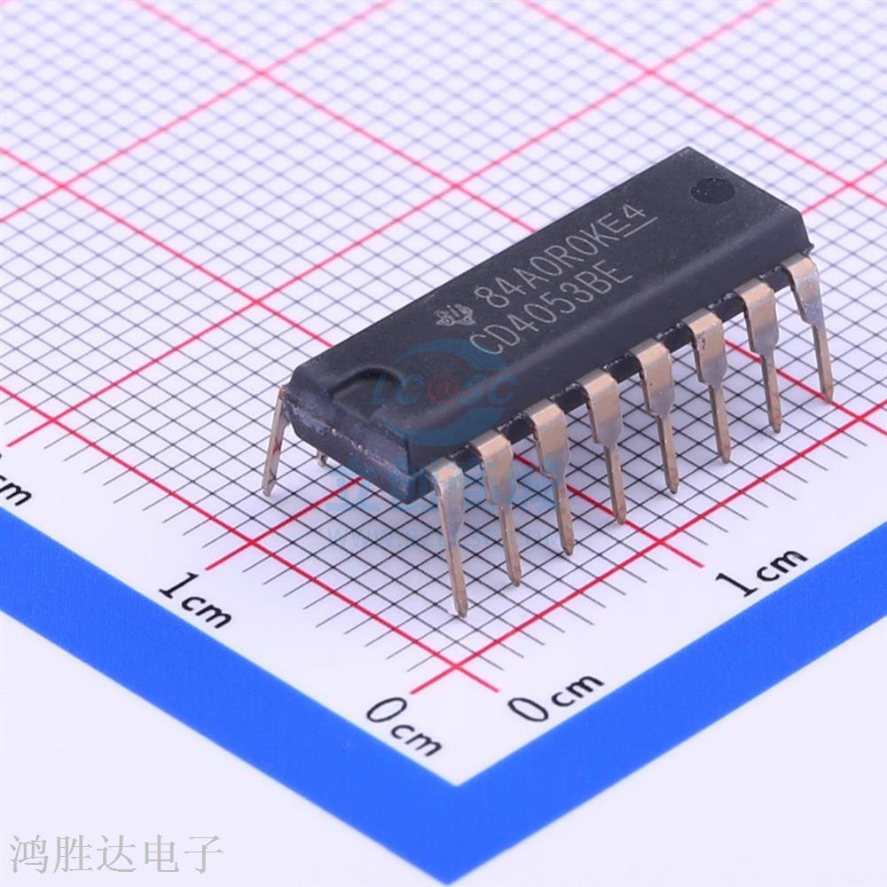 4000系列逻辑芯片 CD4053BE DIP-16 原装现货 假一赔十