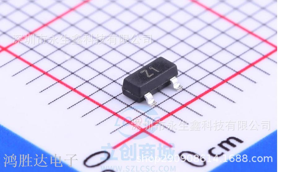 BZX84C4V7 BZX84-C4V7 4.7V 丝印:Z1 Z1w SOT-23 稳压管 1K=53
