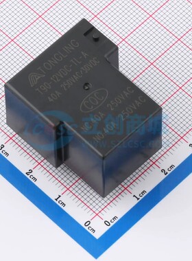 T90-12VDC-TL-A5pin40A TLrelay(通灵) 插件 现货
