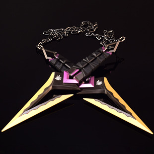 瓦罗兰特无畏契约周边塑水宗黑波之刃22CM模型手办玩具摆件礼物