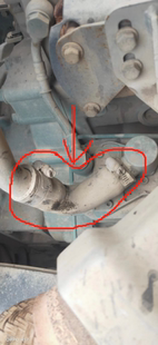 适用于解放j6p打气泵进气胶管 空压机进气定型管 空气压缩机配件