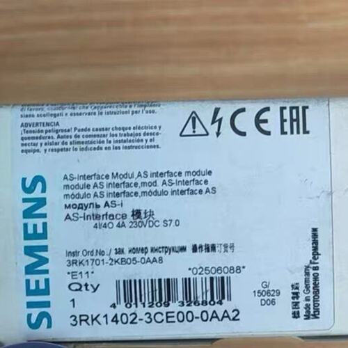 口模块3RK1402-3CE00-0AA23RK1402-3CE00-0AA03RK1402-3CE00-0AA1