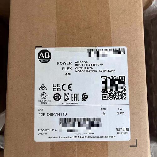 议价Allen-Bradley变频器22F-D8P7N11322F-D6P0N10322F-D012N103