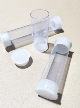 带防尘堵透明塑料管包装管透明PVC材质内径23 28 36mm 空心管套管
