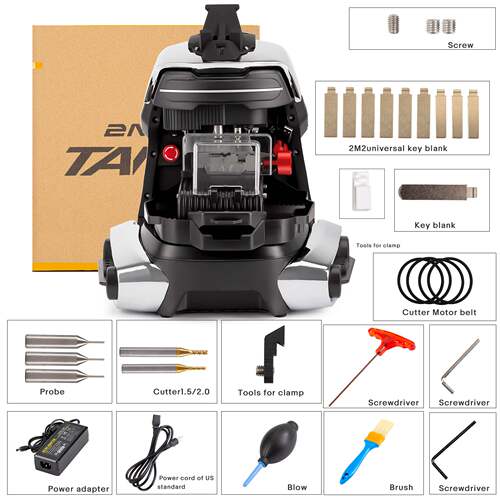 海外版2M2 TANK 2 Pro CNC Key Cutting Machine 2M2 坦克数控机