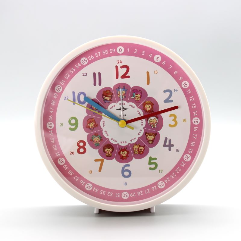 北极星儿童学习钟早教学生专用闹钟静音儿童闹钟起床神器学习时钟