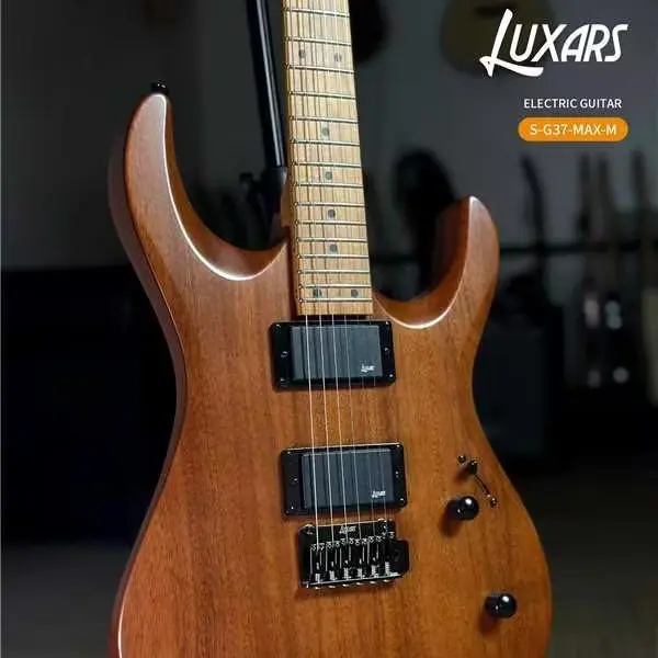 LUXARS电吉他乐器原木实木电吉它