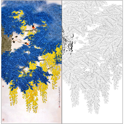 tp390周彦生工笔画白描底稿素材