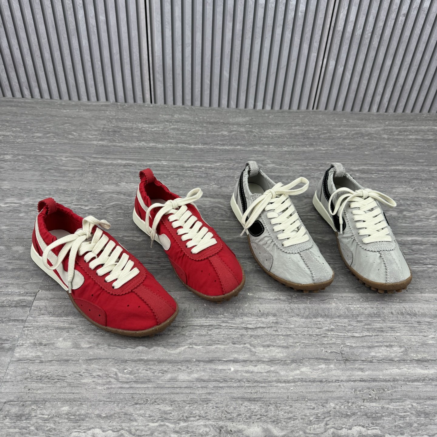 欧洲站欧货真皮拼色德训鞋女2026春季新款百搭平底休闲鞋软底单鞋,女鞋,德训鞋,淘宝优惠券,粉丝福利购,淘宝优惠卷