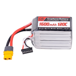 GW穿越机FPV 5寸锂电池6S 22.2V 1600mAh 120C无人机竞速远航暴力